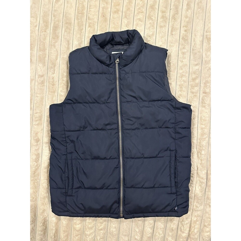 Gap Kids Boys Cold Control Puffer Vest size XL, Navy Blue